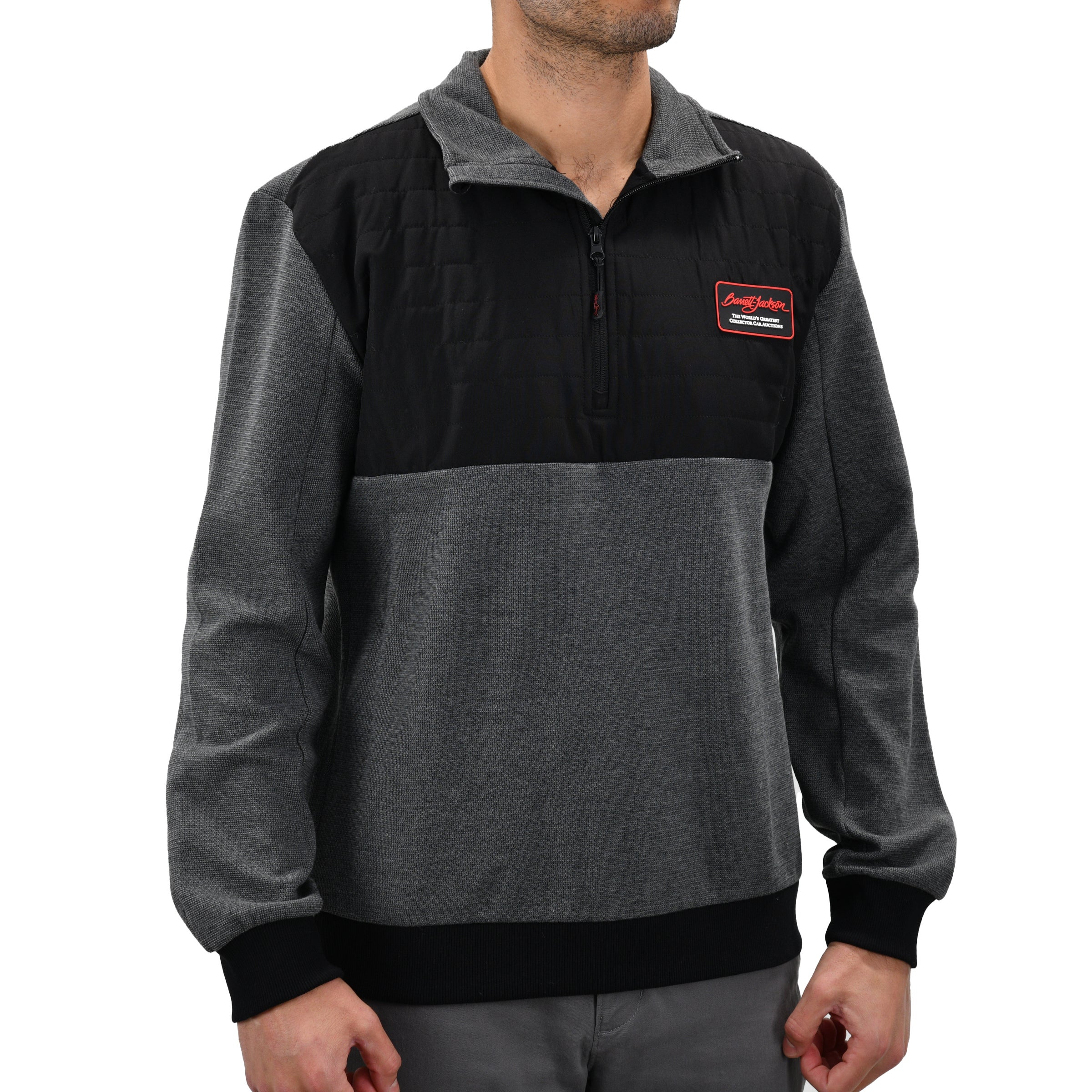 Men's Quilted Top 1/4 Zip | Barrett-Jackson Men's Quilted Top 1/4 Zip | Barrett-Jackson
