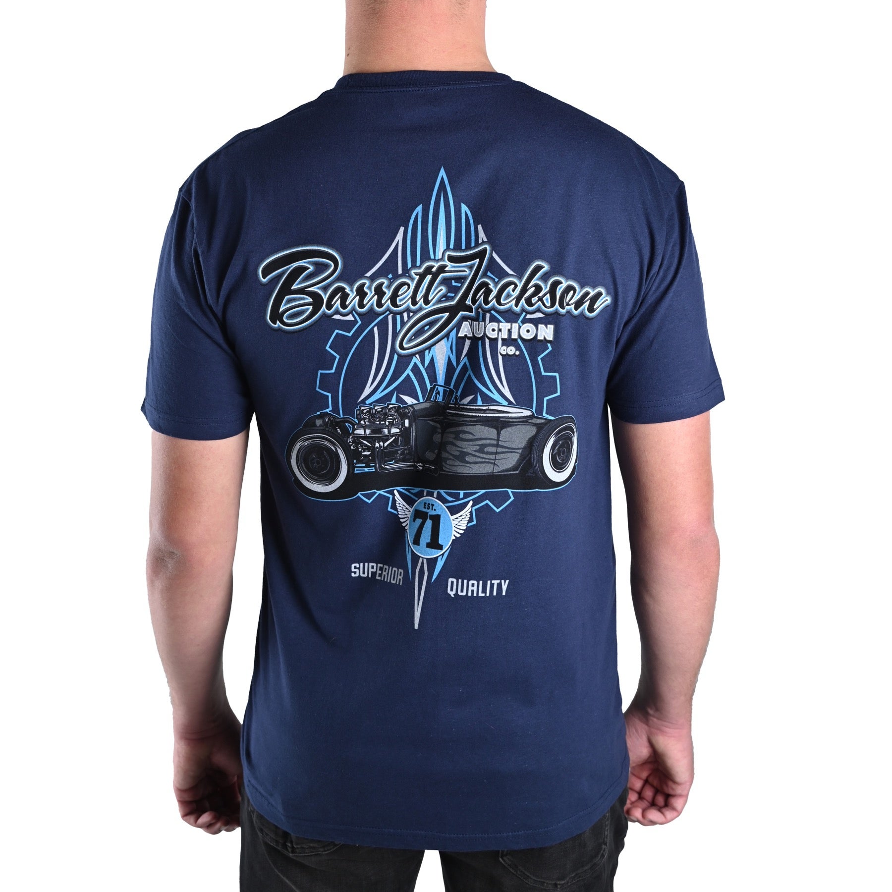Men's Pinstripe Rat Rod Tee | Barrett-Jackson